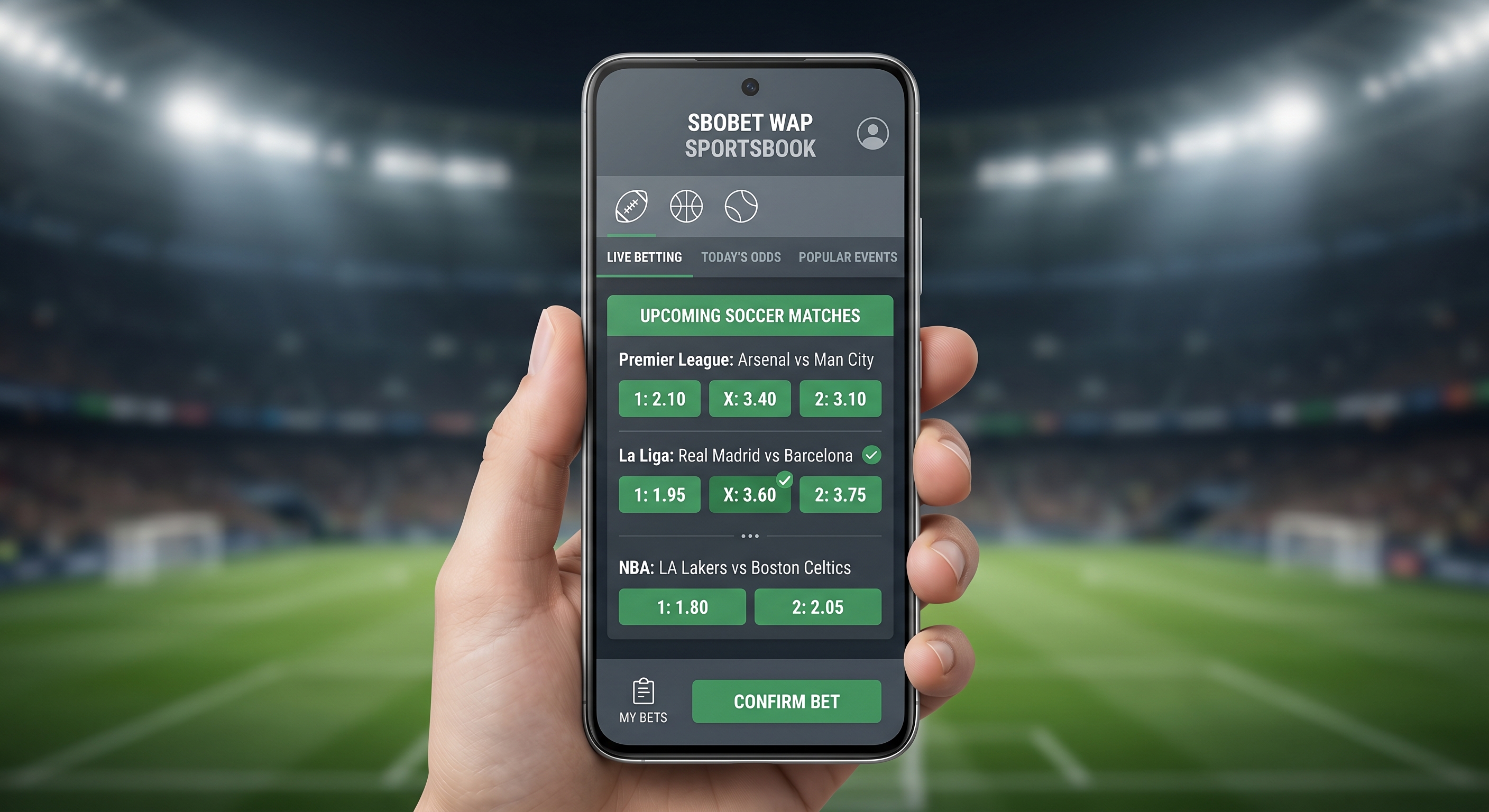 Kemudahan Akses Melalui Link WAP SBOBET untuk Sportsbook