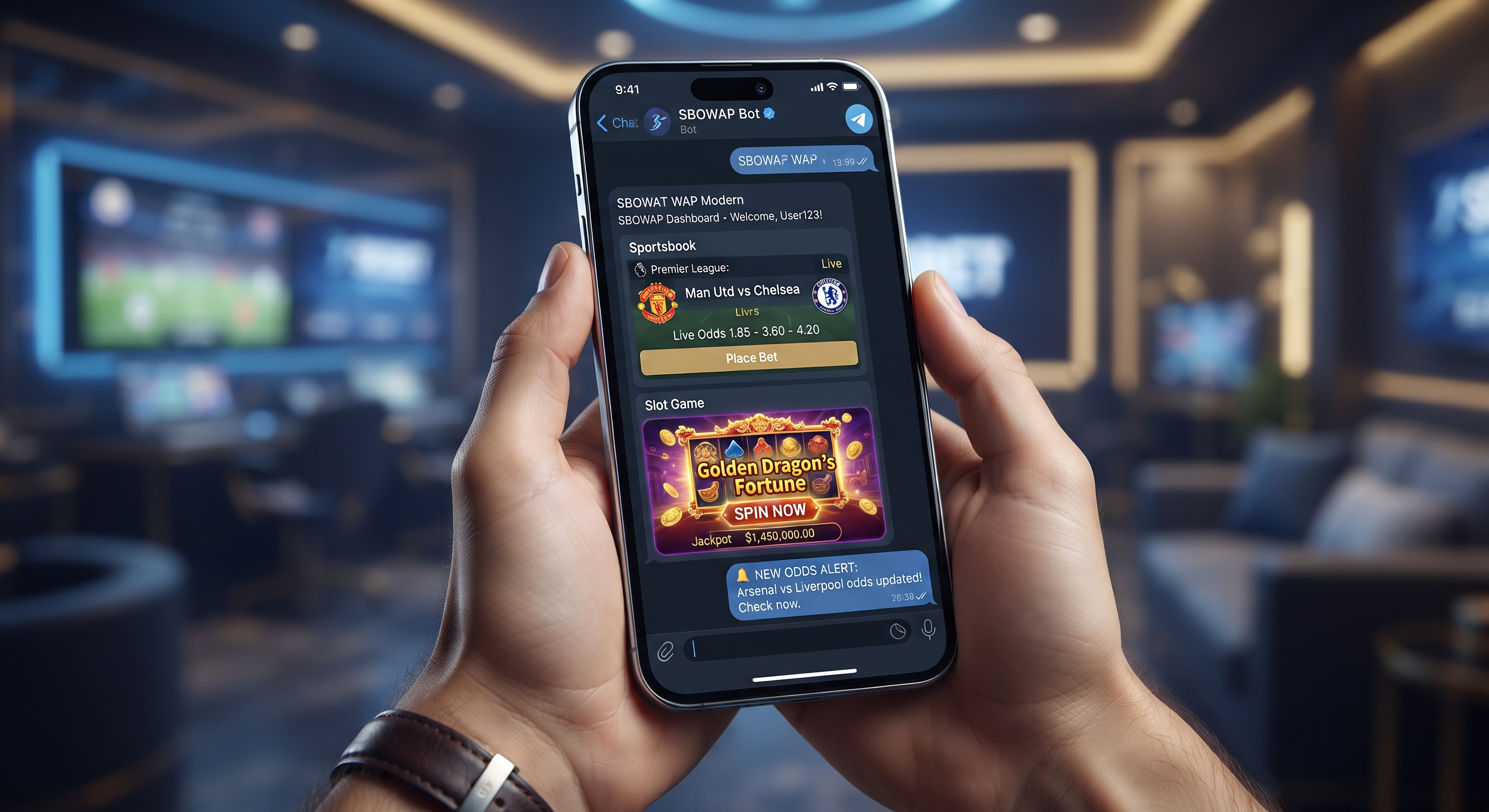 Apps Telegram SBOBET